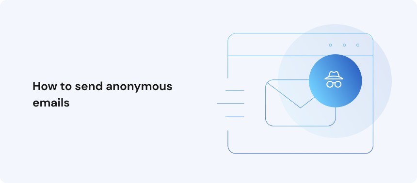 How to send anonymous emails