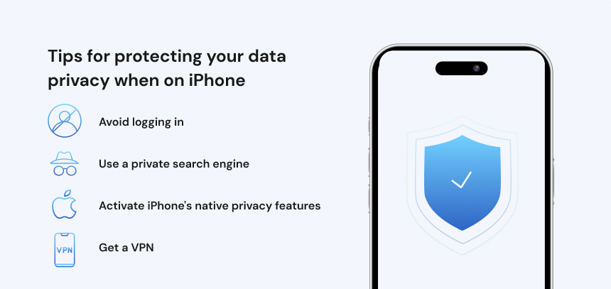 Tips for protecting your data privacy when on iPhone