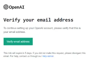 Verify your email address