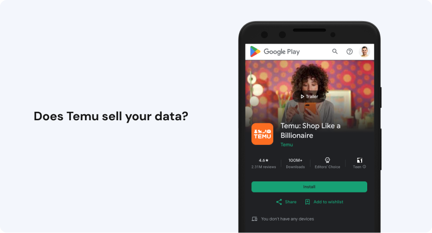 Does Temu sell your data_