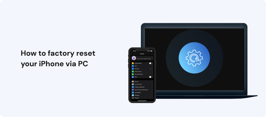 How to factory reset your iPhone via PC