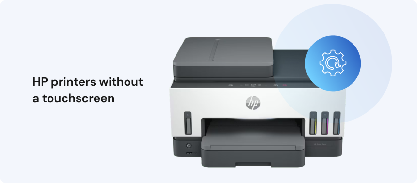 HP printers without a touchscreen