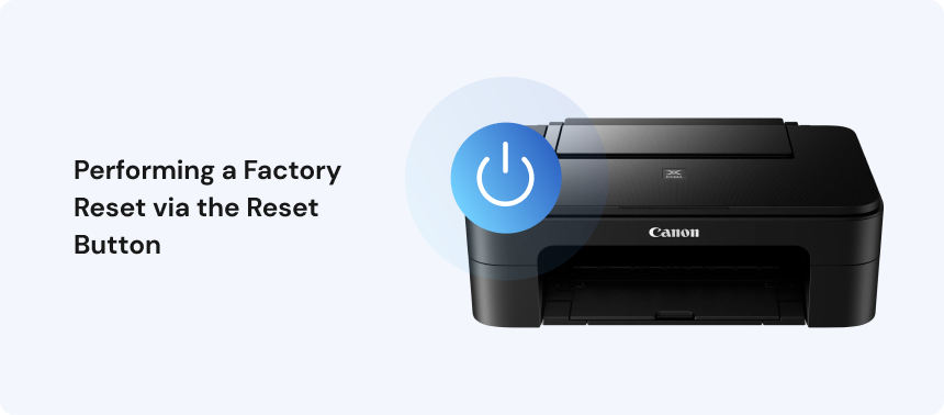 Performing a Factory Reset via the Reset Button